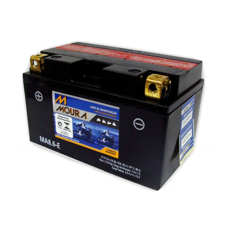 BATERIA MOURA - MODELO: MA8,6ah - 8,6ah - 12V