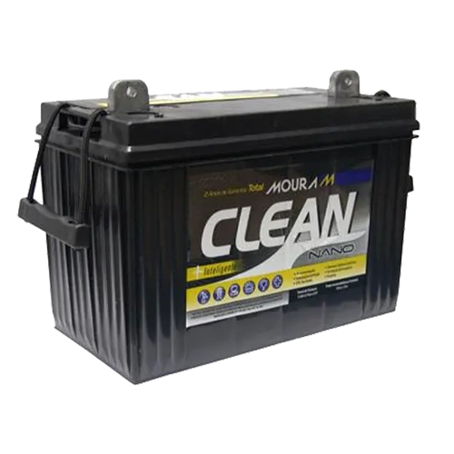 BATERIA ESTACIONÁRIA MOURA CLEAN - MODELO: 12MF80 (80Ah)